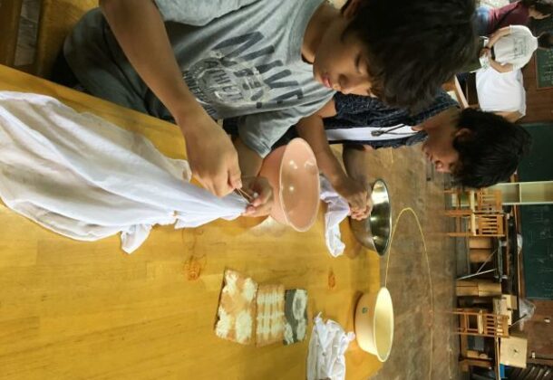 Natural plant dyeing experience in Niseko