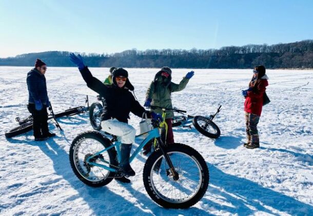 Abashiri Drift Ice Fat Bike Tour