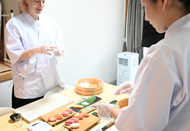 New sushi-making experience in Sapporo