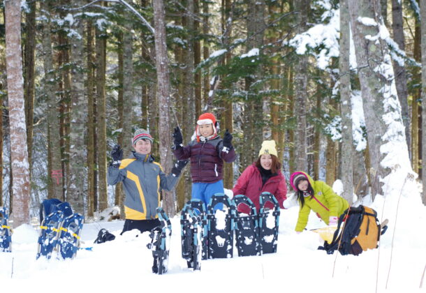 A Magical Snowshoeing Play Time in Furano- Perfect for Children